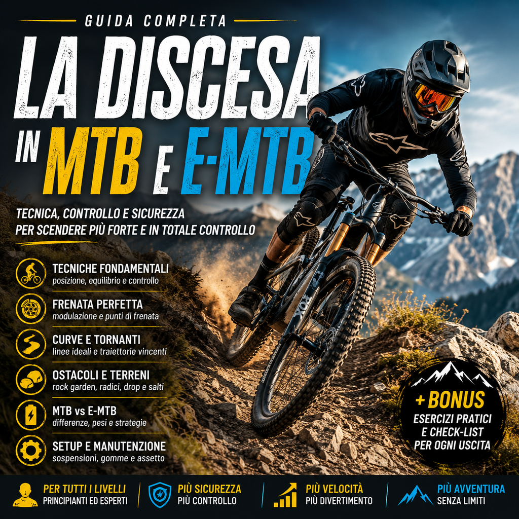 LA DISCESA IN MTB & E-MTB