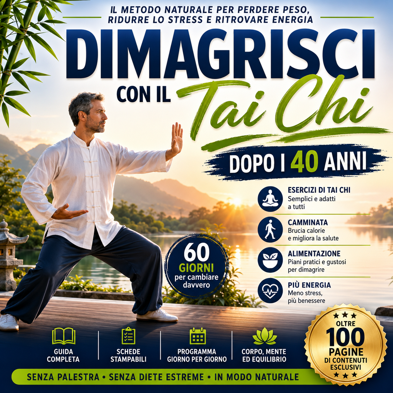 DIMAGRISCI CON IL TAI CHI DOPO I 40 ANNI