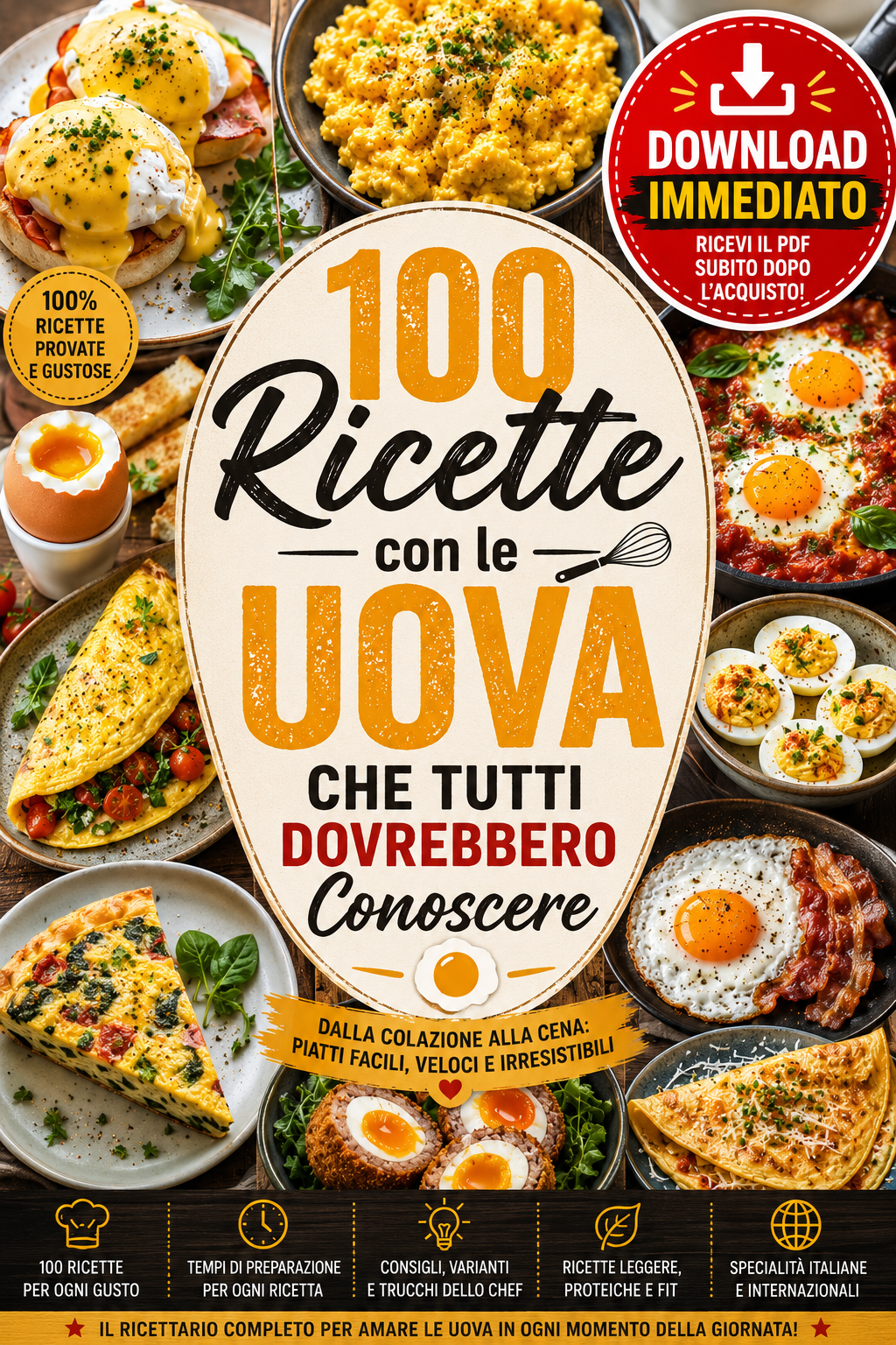 100 Ricette con le Uova che Tutti Dovrebbero Conoscere